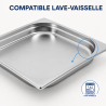 Bac Gastro GN 2/3 Inox — 40 mm, 3 L, Indaplovė