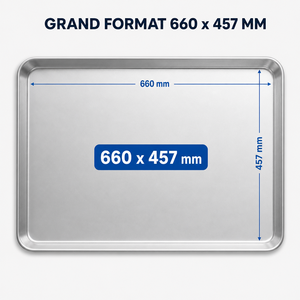 Plaque de Présentation Aluminium 660 x 457 mm Rectangle
