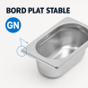Bac Gastro GN 1/9 Inox - Gylis 65 mm - 0,6 L
