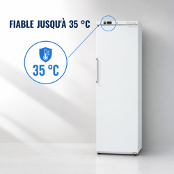 Ventiliuojama šaldymo spinta 306 L +2/+8 °C Pilnos durys
