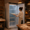 Nerūdijančio plieno šaldiklio spinta 510 L ventiliuojama -18/-22 °C
