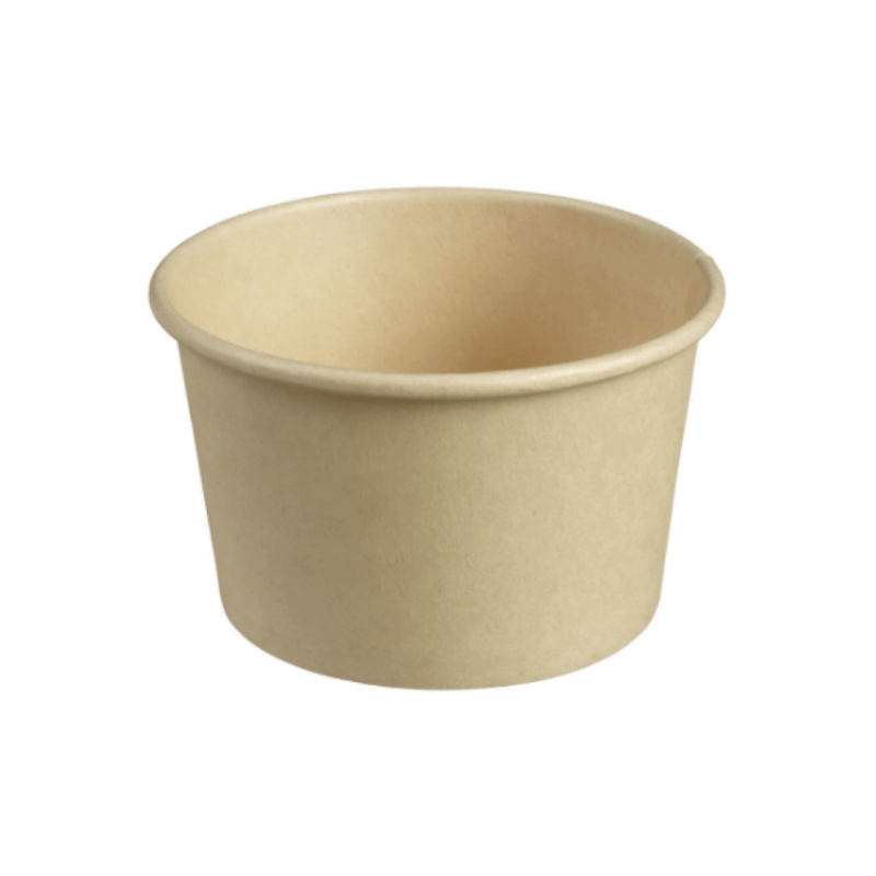 Bambuko pluošto puodas - Ø 95 mm - 230 ml - Ekologiškas - 50 vnt. Bambuko pluošto puodas - Ø 95 mm - 230 ml - Ekologiškas - 50 vnt.