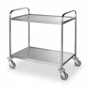 Chariot Inox 2 Plateaux - 2 x 50 Kg