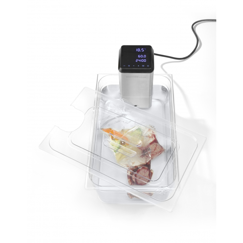 Gastronorm lid GN 1/2 with notch Gastronorm lid GN 1/2 with notch