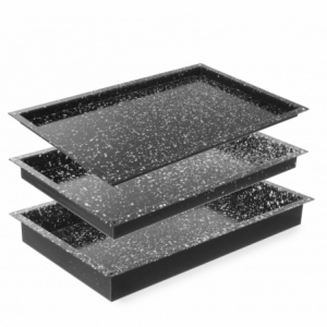Pilnas gastronorminis lizdas emaliuotas GN 1/1 - P 20 mm