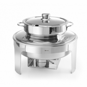 Chafing dish à soupe finition poli mirroir - Marque HENDI - Fourniresto