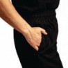 Virtuvės kelnės Easyfit juodos spalvos su Teflonu - XL dydis - Whites Chefs Clothing - Fourniresto