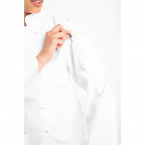 Virtuvės kombinezonas su ilgomis rankovėmis, baltas, unisex, dydis S - Whites Chefs Clothing - Fourniresto