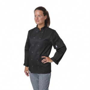 Virtuvės juoda ilgomis rankovėmis Vegas - S dydis - Whites Chefs Clothing - Fourniresto