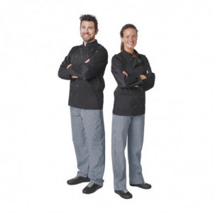 Virtuvės juoda ilgomis rankovėmis Vegas - S dydis - Whites Chefs Clothing - Fourniresto