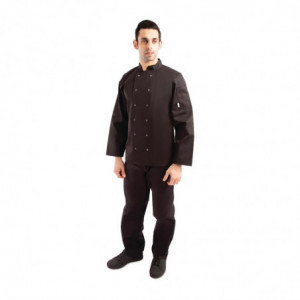 Virtuvės juoda ilgomis rankovėmis Vegas - S dydis - Whites Chefs Clothing - Fourniresto