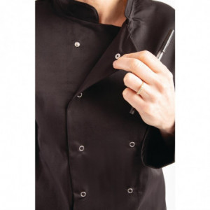 Virtuvės juoda ilgomis rankovėmis Vegas - S dydis - Whites Chefs Clothing - Fourniresto