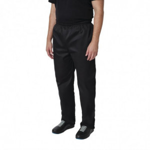 Juodos spalvos virtuvės kelnės Vegas - dydis XXL - Whites Chefs Clothing - Fourniresto
