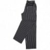 Virtuvės kelnės Baggy juostelėmis juodos ir baltos spalvos - dydis XL - Chef Works - Fourniresto