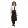 Standartinė juoda polikotono prijuostė 914 x 762 mm - Whites Chefs Clothing - Fourniresto