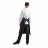Standartinė juoda polikotono prijuostė 914 x 762 mm - Whites Chefs Clothing - Fourniresto