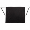 Standartinė juoda polikotono prijuostė 914 x 762 mm - Whites Chefs Clothing - Fourniresto