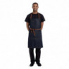 Indigo Memphis atlenkiamas priekinis įdirbtas 760 x 865 mm - Chef Works - Fourniresto