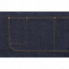 Indigo Memphis atlenkiamas priekinis įdirbtas 760 x 865 mm - Chef Works - Fourniresto