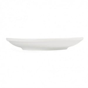 White Stackable Saucer - Set of 12 - Olympia - Fourniresto