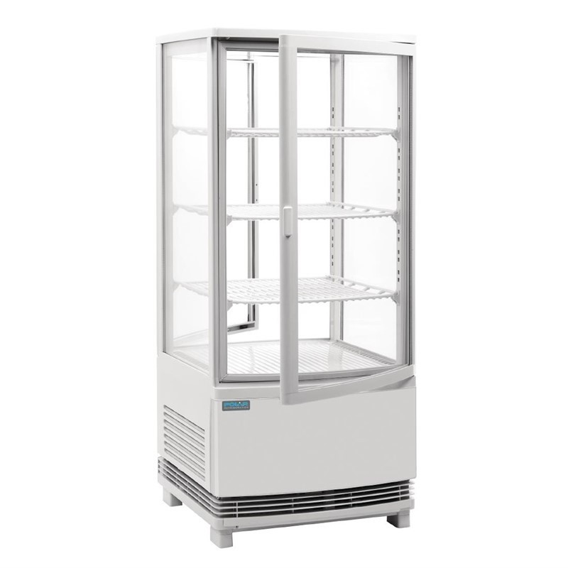 Vitrina Šaldytuvas Teigiama Balta 2 Lenktos Durys 86 L - Polar Vitrina Šaldytuvas Teigiama Balta 2 Lenktos Durys 86 L - Polar