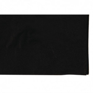 Kokteilių servetėlės juodos 2 sluoksniai 250 x 250 mm - 2000 vnt. rinkinys - FourniResto - Fourniresto