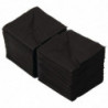 Kokteilių servetėlės juodos 2 sluoksniai 250 x 250 mm - 2000 vnt. rinkinys - FourniResto - Fourniresto