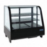 Vitrina šaldytuvas juoda - 100 L - Polar