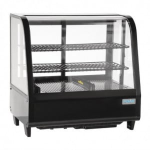 Vitrina šaldytuvas juoda - 100 L - Polar