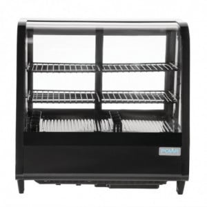 Vitrina šaldytuvas juoda - 100 L - Polar