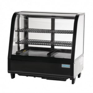 Vitrina šaldytuvas juoda - 100 L - Polar