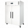 White Positive Refrigerated Cabinet Gn 2/1 Double Door 1200 L - FourniResto