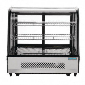 Vitrine Réfrigérée de Comptoir Noire - 120 L - Polar