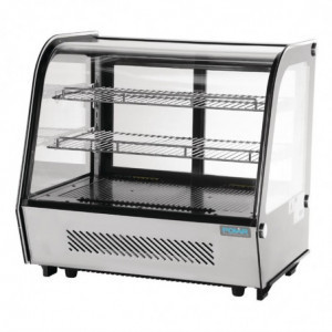 Vitrine Réfrigérée de Comptoir Noire - 120 L - Polar