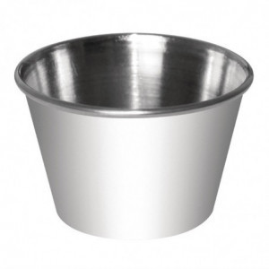Pomidorų padažo puodelis iš nerūdijančio plieno 230 ml - 12 vnt. - Olympia - Fourniresto