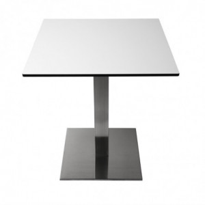 Stalo kojos kvadratinės, nerūdijančio plieno, 720 x 430 mm - Bolero - Fourniresto