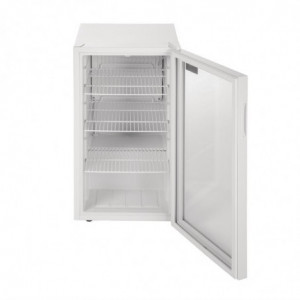 Balta vitrininė šaldytuvų vitrina su 1 durimis 88 l - Polar - Fourniresto