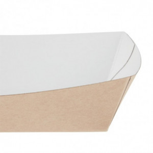 Didelis kompostuojamas maisto dėžutės iš krafto popieriaus 139 x 148 mm - 500 vnt. - Colpac - Fourniresto