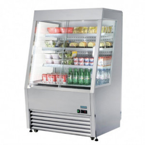 Positive Refrigerated Wall Display 3 Shelves - 918 mm - Polar