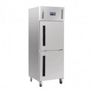 Šaldytuvas su teigiamu temperatūros režimu, 2 durimis GN 2/1, serija G, 600 L - Polar - Fourniresto
