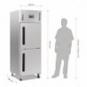 Šaldytuvas su teigiamu temperatūros režimu, 2 durimis GN 2/1, serija G, 600 L - Polar - Fourniresto
