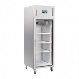 Vitrinė su šaldymo funkcija, viena GN 2/1, serija G, 600 L - Polar - Fourniresto