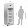 Vitrinė su šaldymo funkcija, viena GN 2/1, serija G, 600 L - Polar - Fourniresto