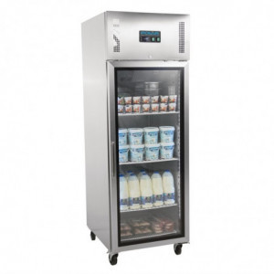 Vitrinė su šaldymo funkcija, viena GN 2/1, serija G, 600 L - Polar - Fourniresto