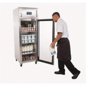 Vitrinė su šaldymo funkcija, viena GN 2/1, serija G, 600 L - Polar - Fourniresto