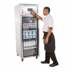 Vitrinė su šaldymo funkcija, viena GN 2/1, serija G, 600 L - Polar - Fourniresto