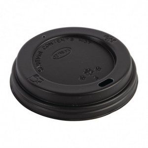 Juodi dangteliai puodeliams 340 ml ir 455 ml - 1000 vnt. - Fiesta - Fourniresto