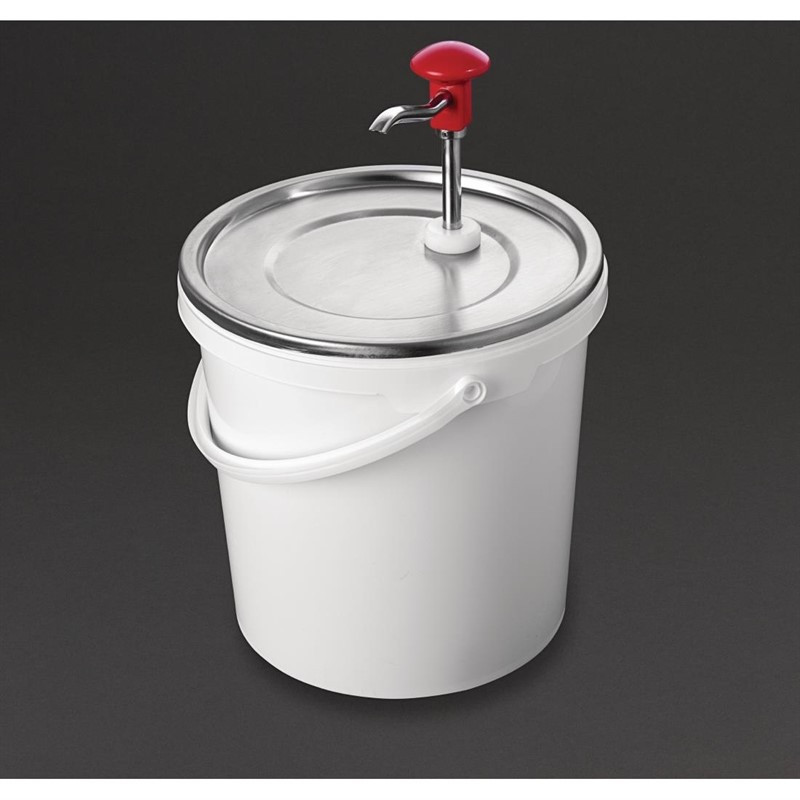 Pump Sauce Dispenser 10L - Schneider - Fourniresto Pump Sauce Dispenser 10L - Schneider - Fourniresto
