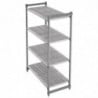 4 lentynos vienetei su pralaidžiomis skylėmis 540 x 1220 x 1830 mm - Cambro - Fourniresto