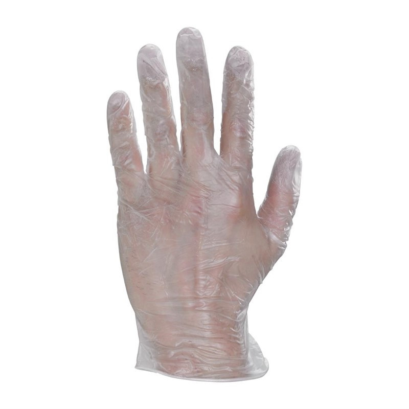 Vinyl Disposable Gloves Non-Powdered Size XL - Pack of 100 - FourniResto - Fourniresto Vinyl Disposable Gloves Non-Powdered Size XL - Pack of 100 - FourniResto - Fourniresto